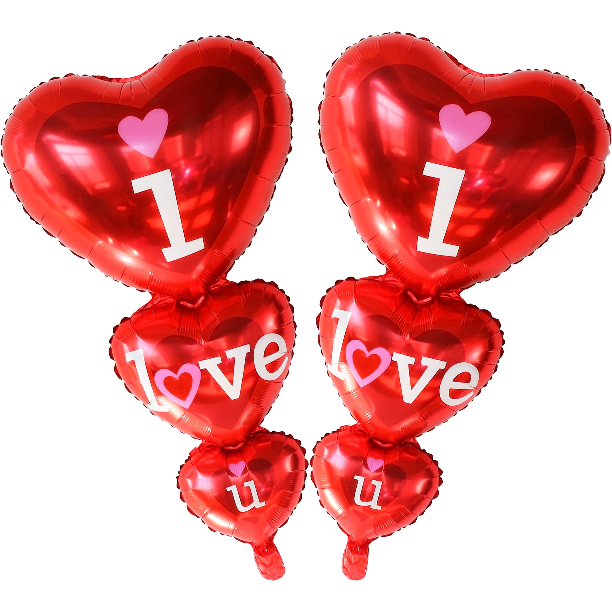 I Love You Triple Heart Balloon 36"