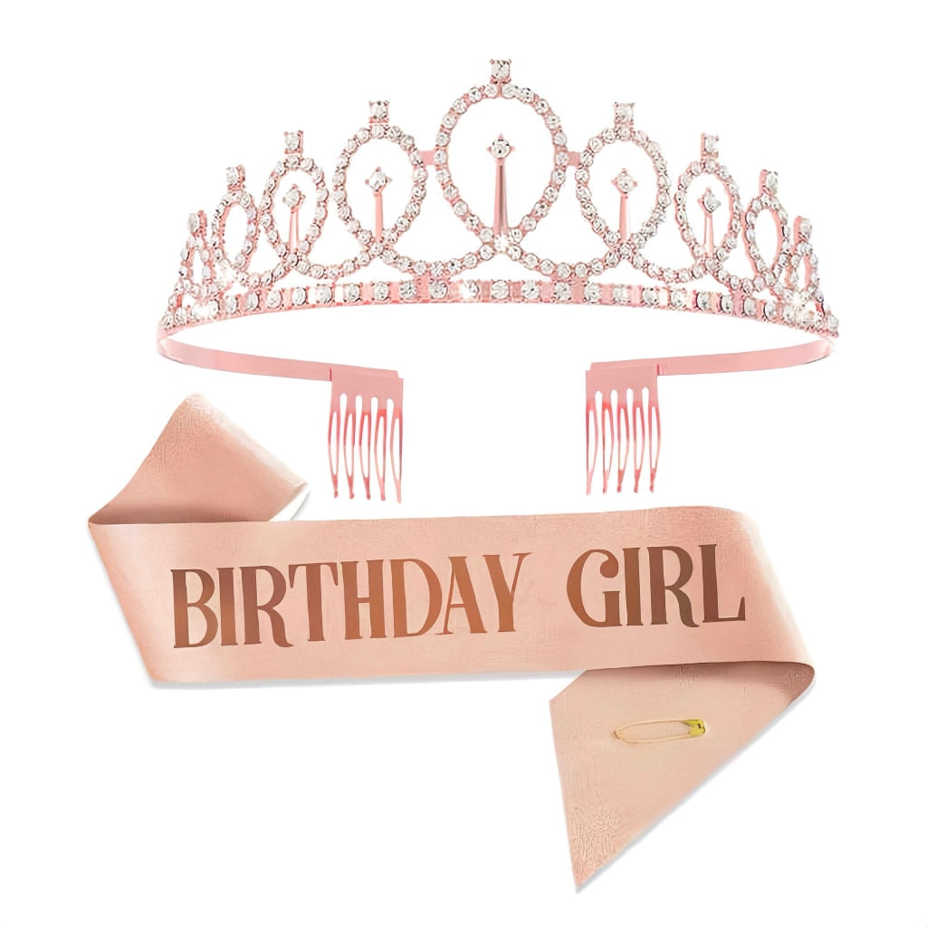 Happy Birthday Tiara + Sash
