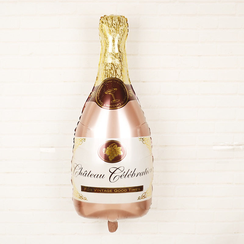Oversized Rose Gold Champagne Foil Balloon