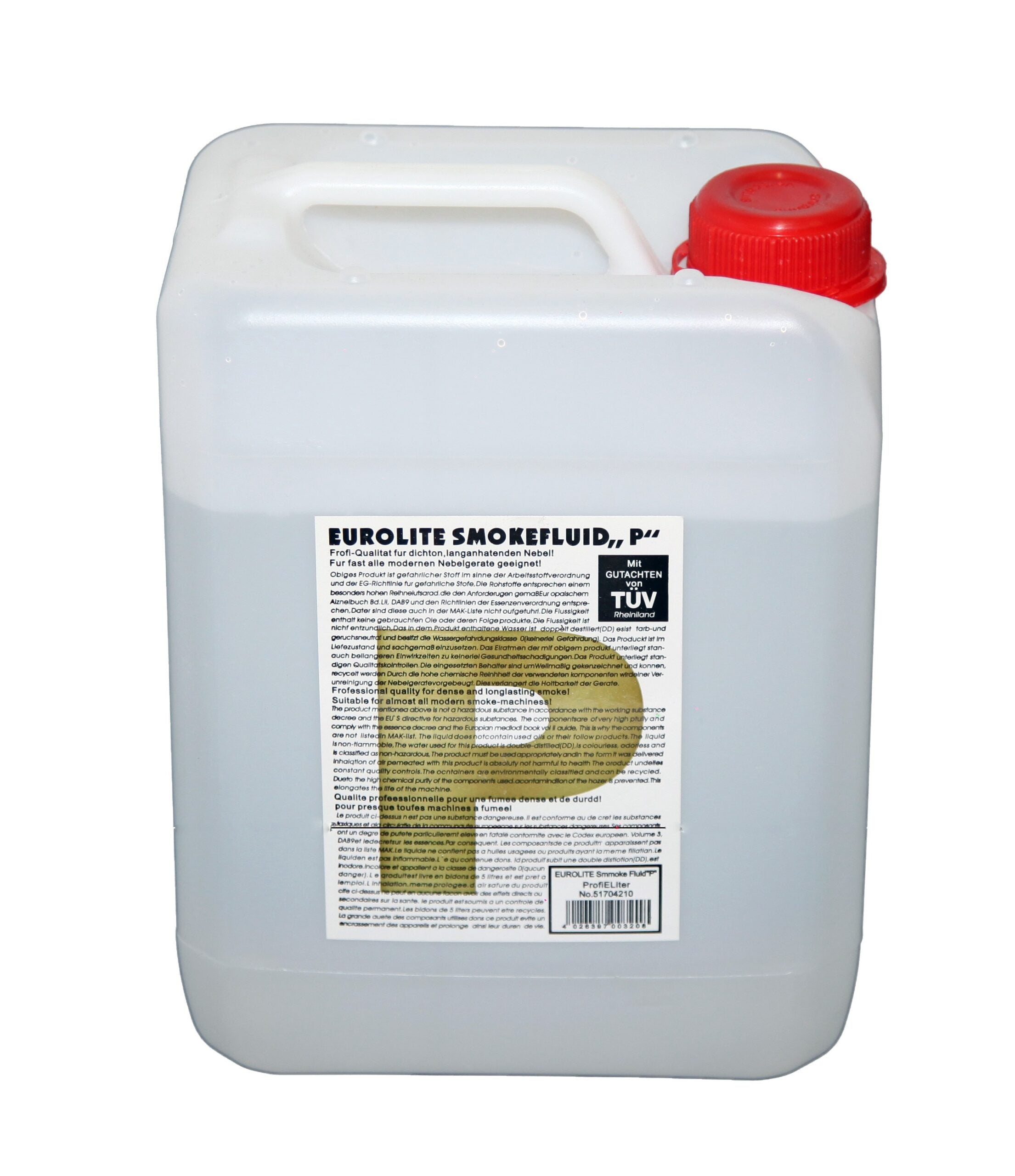 Eurolite High Density Fog Liquid - 5 Litre (Made in Germany)