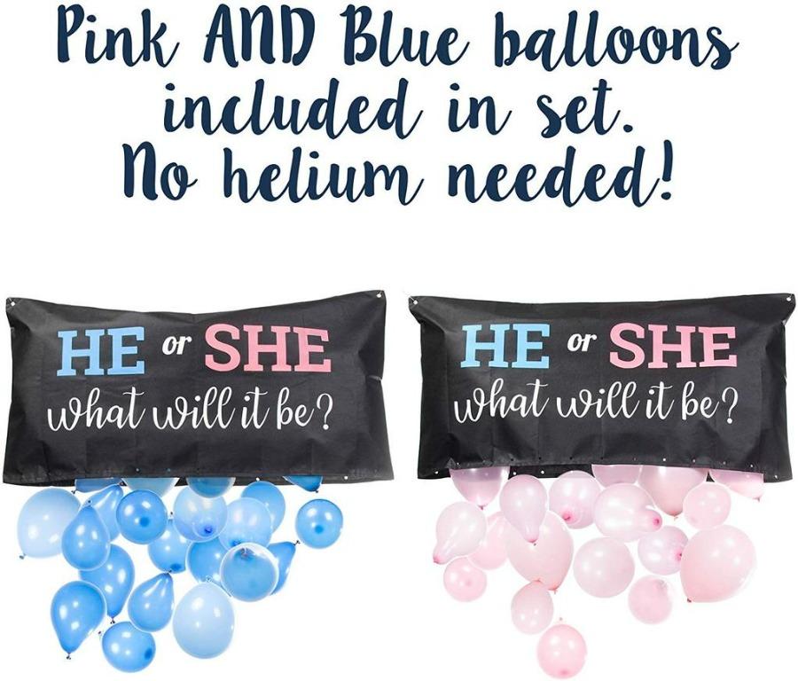 Gender Reveal Balloon Drop Bag