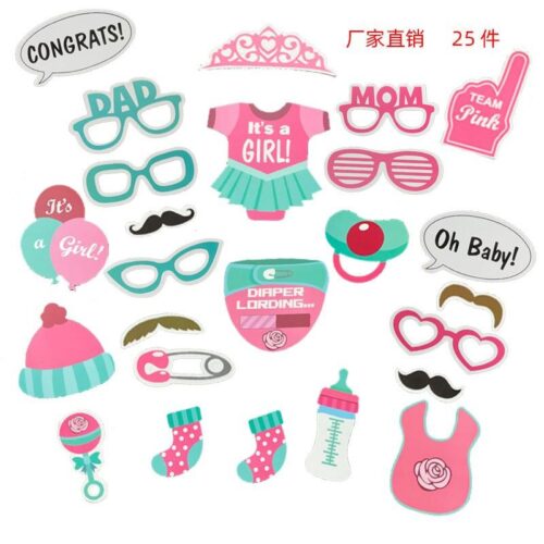 30 pieces Gender Reveal Props