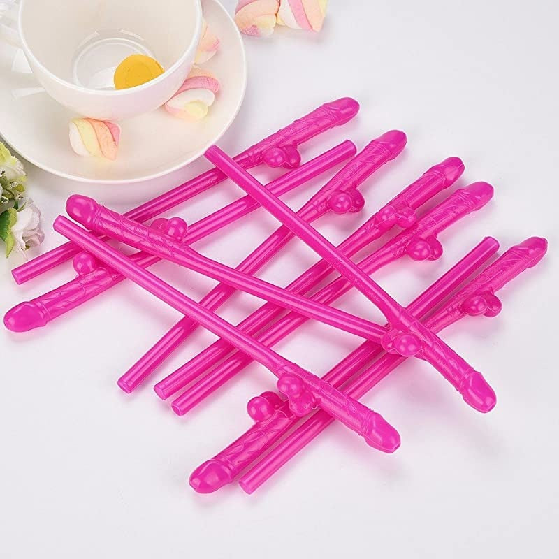 10pc Willy Pecker Straws