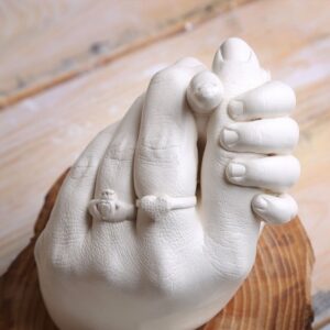 hand white casting